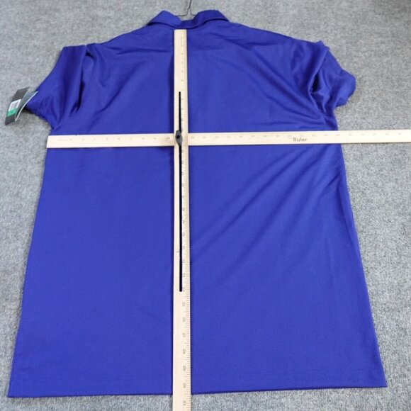 Nike Golf Polo Shirt XL Blue Embroidered Dri Fit Foresters Financial NEW - Picture 5 of 7